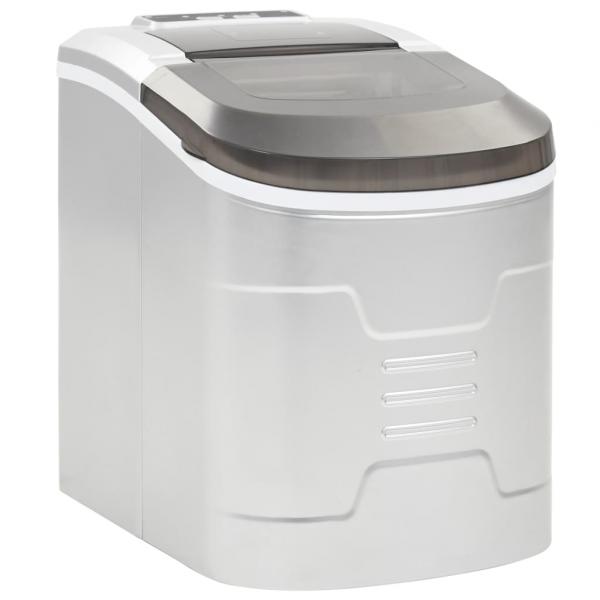 ARDEBO.de - Eiswürfelbereiter Silbern 2,4 L 15 kg / 24 h