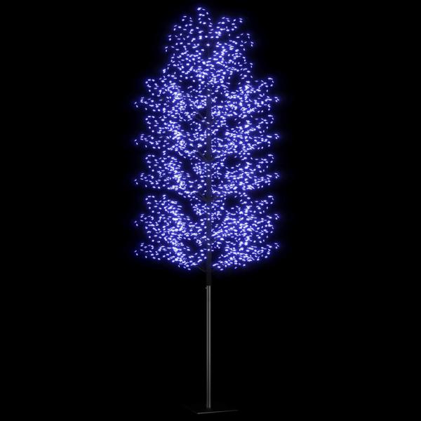 Weihnachtsbaum 2000 LEDs Blaues Licht Kirschblüten 500 cm