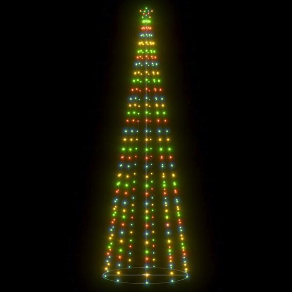 Weihnachtsbaum in Kegelform 330 LEDs Bunt 100x300 cm