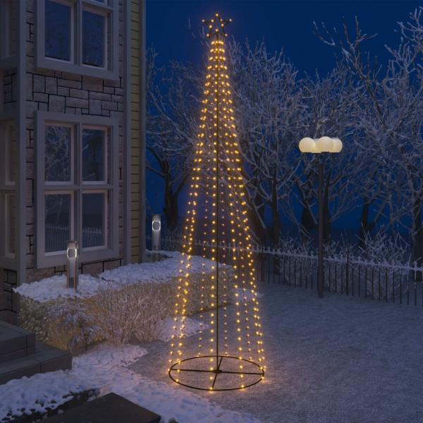 ARDEBO.de - Weihnachtsbaum in Kegelform 400 LEDs Warmweiß 100x360 cm