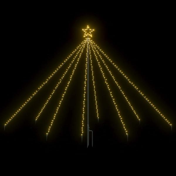 LED-Lichterkette Weihnachtsbaum Indoor Outdoor 400 LEDs 2,5 m