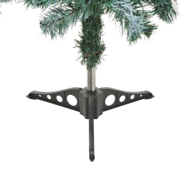 Künstlicher Weihnachtsbaum mit Tannenzapfen gefrostet 150 cm