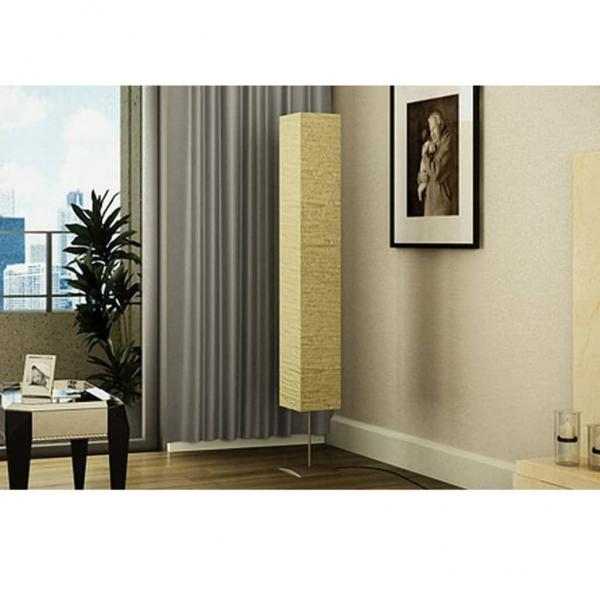 Standleuchte mit Stahlständer 170 cm Beige