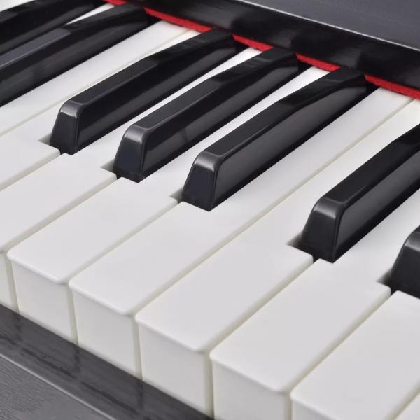 Digitalpiano mit 88 Tasten und Pedalen Schwarz Melaminplatte  