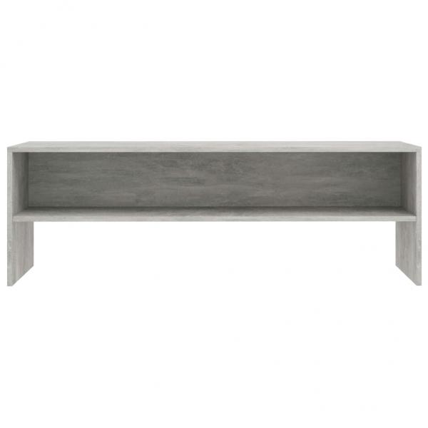 TV-Schrank Betongrau 120x40x40 cm Holzwerkstoff