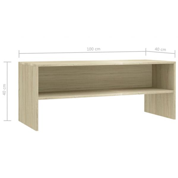 TV-Schrank Sonoma-Eiche 100x40x40 cm Holzwerkstoff