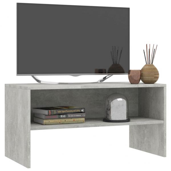 TV-Schrank Betongrau 80x40x40 cm Holzwerkstoff