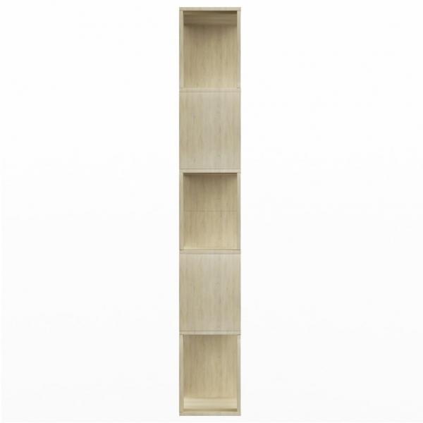 Bücherregal/Raumteiler Sonoma-Eiche 80x24x159 cm Holzwerkstoff