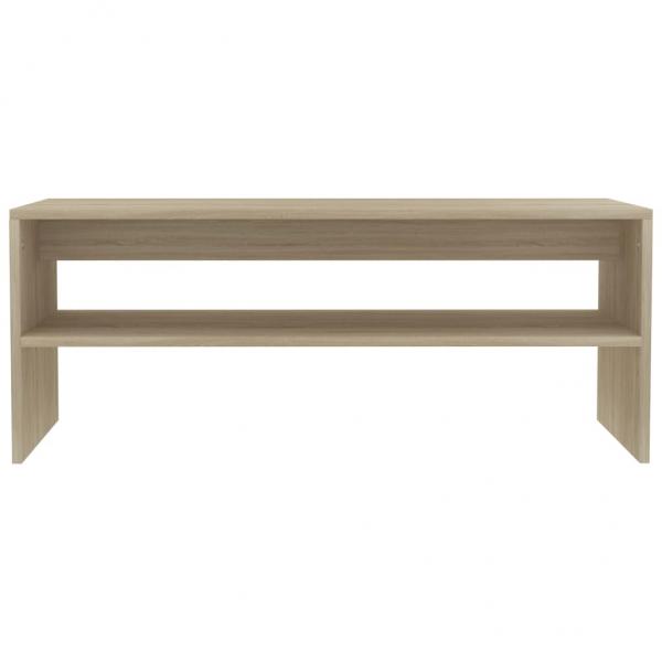 Couchtisch Sonoma-Eiche 100x40x40 cm Holzwerkstoff