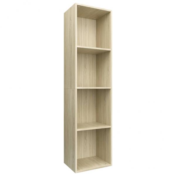 Bücherregal/TV-Schrank Sonoma-Eiche 36x30x143 cm Holzwerkstoff