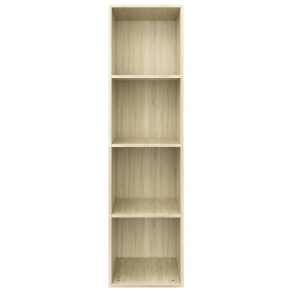 Bücherregal/TV-Schrank Sonoma-Eiche 36x30x143 cm Holzwerkstoff