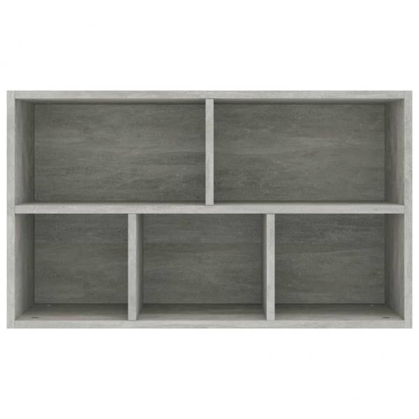 Bücherregal/Sideboard Betongrau 50x25x80 cm Holzwerkstoff