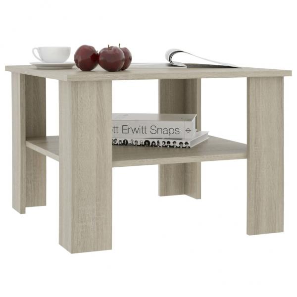 Couchtisch Sonoma-Eiche 60x60x42 cm Holzwerkstoff