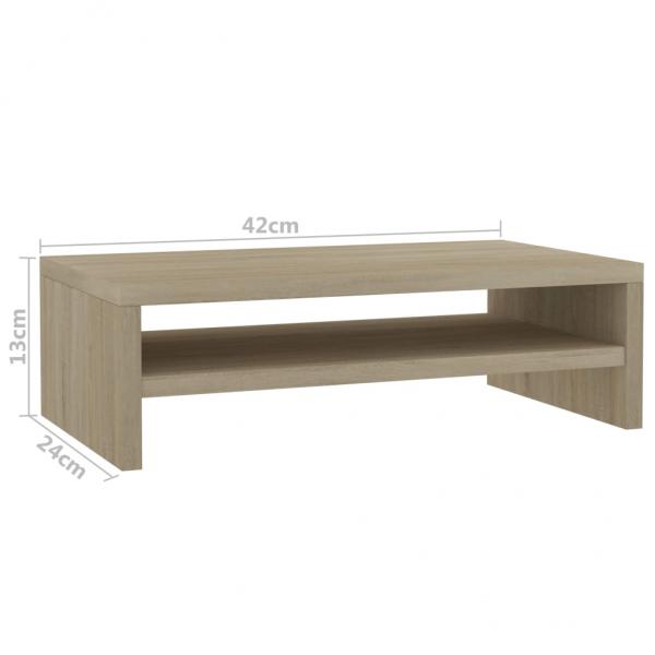 Monitorständer Sonoma-Eiche 42x24x13 cm Holzwerkstoff