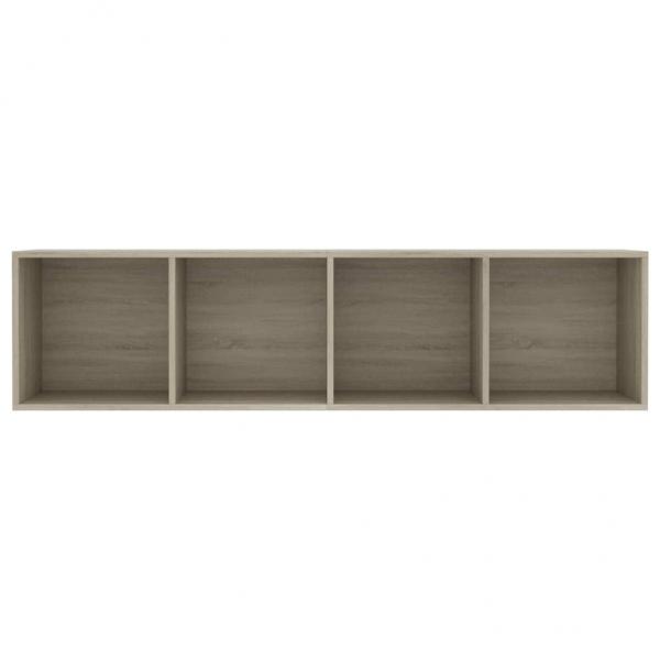 Bücherregal/TV-Schrank Sonoma-Eiche 143×30×36 cm