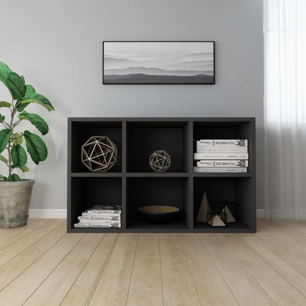 Bücherregal/Sideboard Schwarz 66x30x98 cm Holzwerkstoff