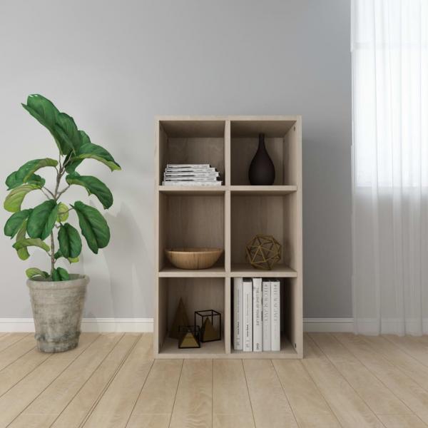 ARDEBO.de - Bücherregal/Sideboard Sonoma-Eiche 66x30x98 cm Holzwerkstoff