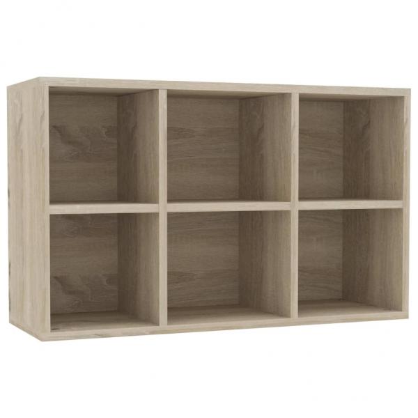 Bücherregal/Sideboard Sonoma-Eiche 66x30x98 cm Holzwerkstoff