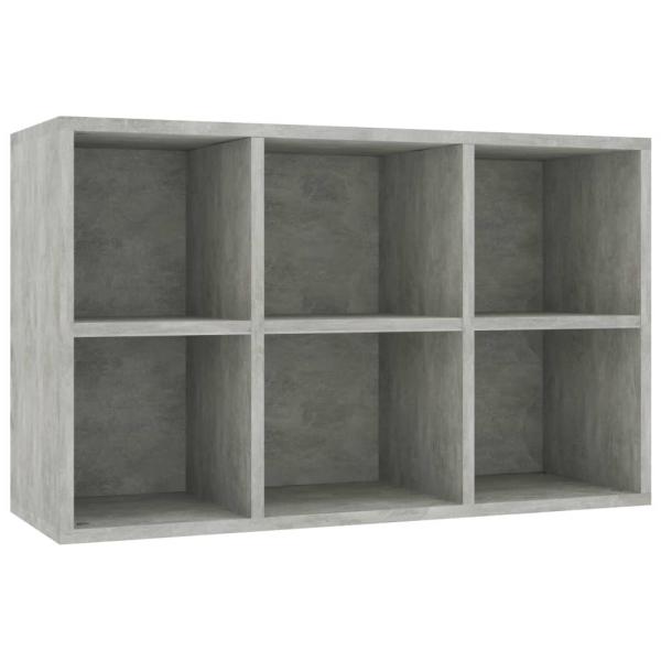 Bücherregal/Sideboard Betongrau 66x30x98 cm Holzwerkstoff