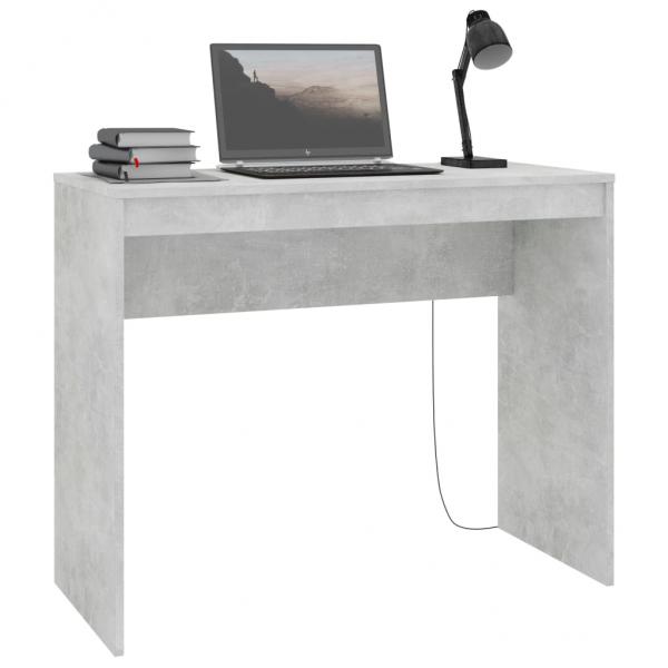 Schreibtisch Betongrau 90x40x72 cm Holzwerkstoff
