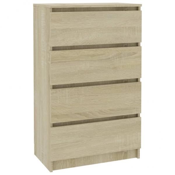 Sideboard Sonoma-Eiche 60x35x98,5 cm Holzwerkstoff