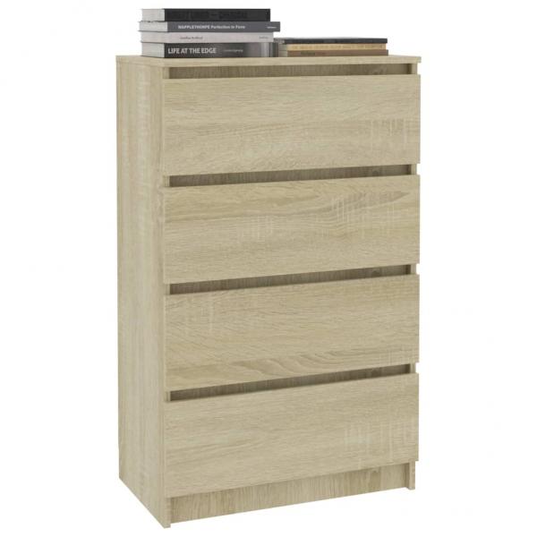 Sideboard Sonoma-Eiche 60x35x98,5 cm Holzwerkstoff