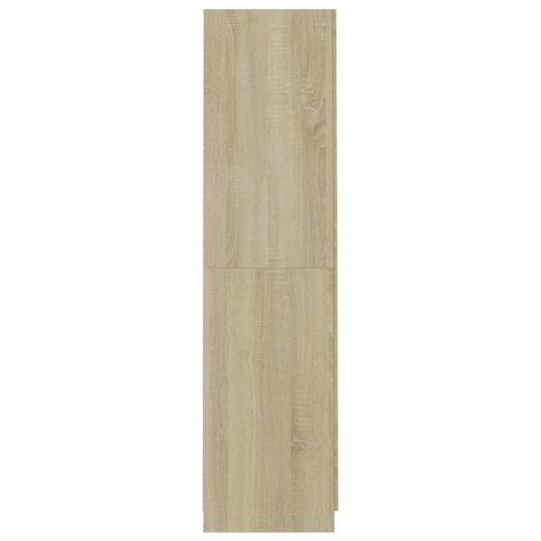 Kleiderschrank Sonoma-Eiche 90x52x200 cm Holzwerkstoff