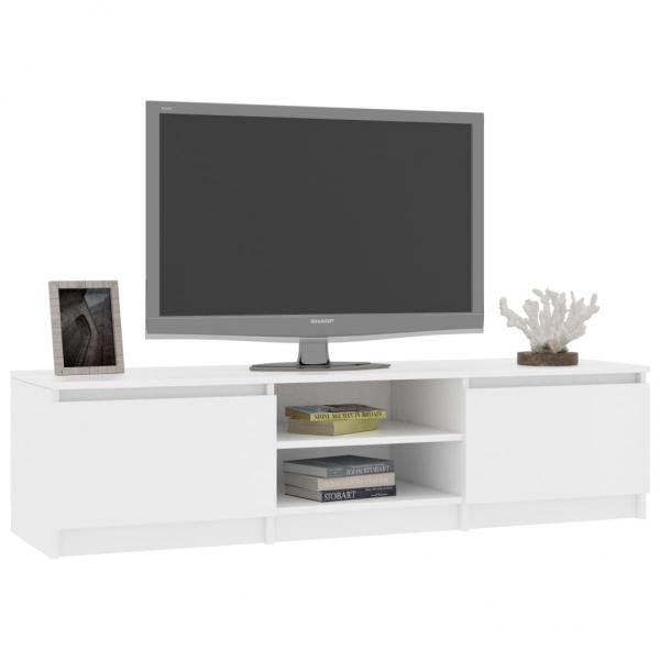 TV-Schrank Weiß 140×40×35,5 cm Holzwerkstoff