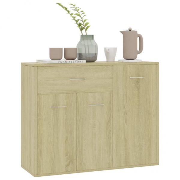 Sideboard Sonoma-Eiche 88x30x70 cm Holzwerkstoff