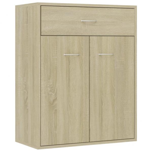 Sideboard Sonoma-Eiche 60x30x75 cm Holzwerkstoff