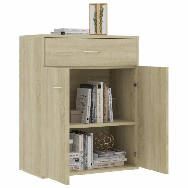 Sideboard Sonoma-Eiche 60x30x75 cm Holzwerkstoff