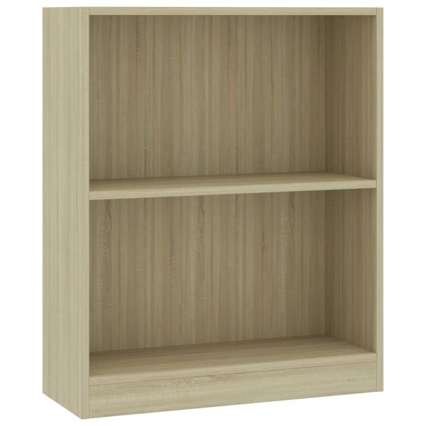 Bücherregal Sonoma-Eiche 60x24x76 cm Holzwerkstoff