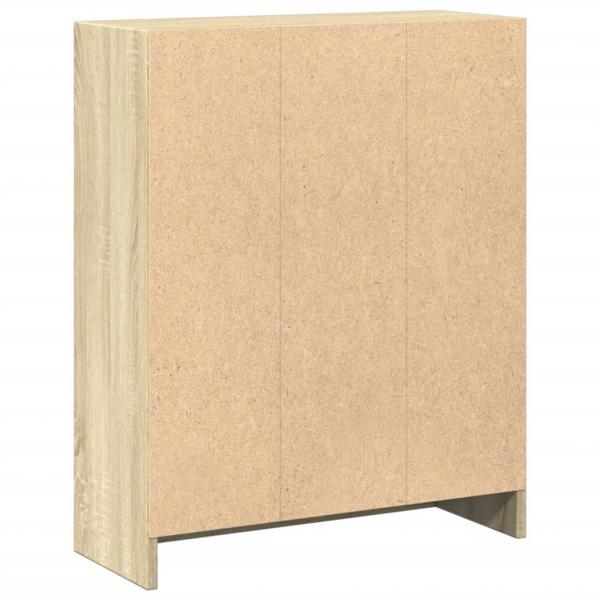 Bücherregal Sonoma-Eiche 60x24x76 cm Holzwerkstoff