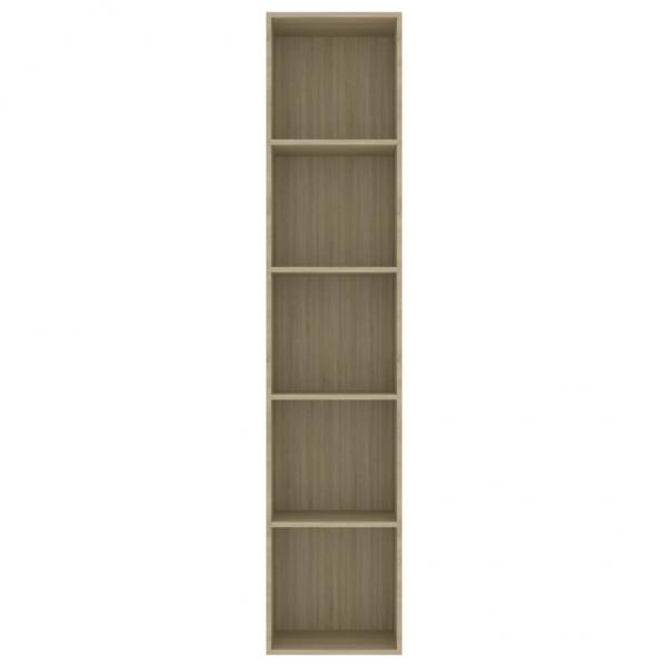 Bücherregal Sonoma-Eiche 40x30x189 cm Holzwerkstoff