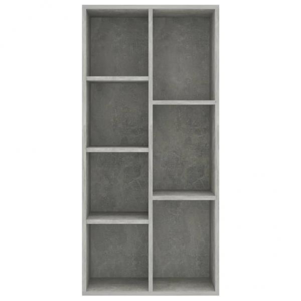 Bücherregal Betongrau 50x25x106 cm Holzwerkstoff