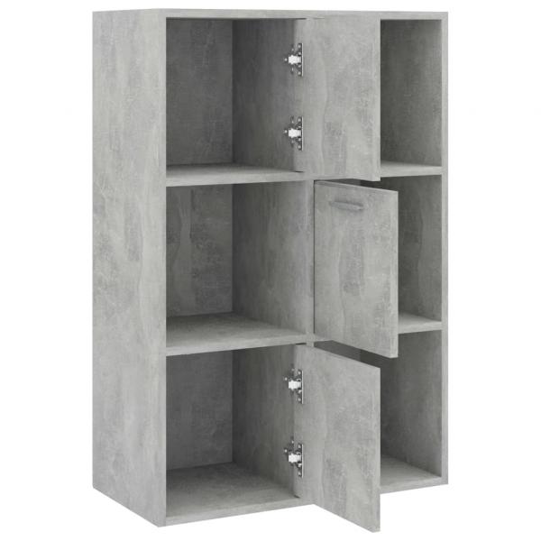 Lagerschrank Betongrau 60x29,5x90 cm Holzwerkstoff