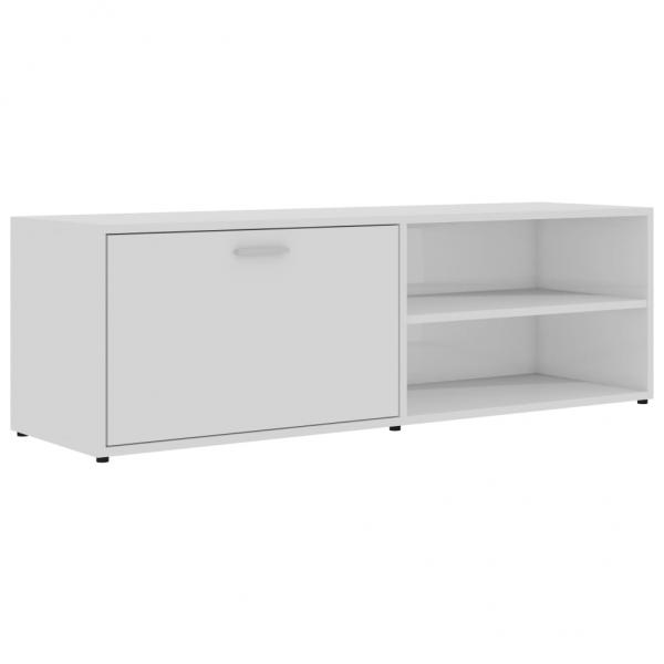 TV-Schrank Hochglanz-Weiß 120x34x37 cm Holzwerkstoff