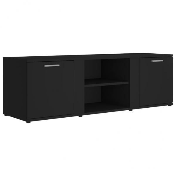 TV-Schrank Schwarz 120x34x37 cm Holzwerkstoff