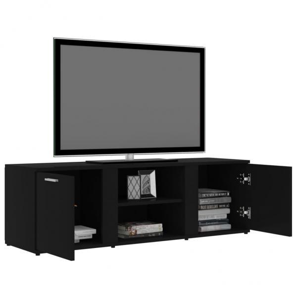 TV-Schrank Schwarz 120x34x37 cm Holzwerkstoff