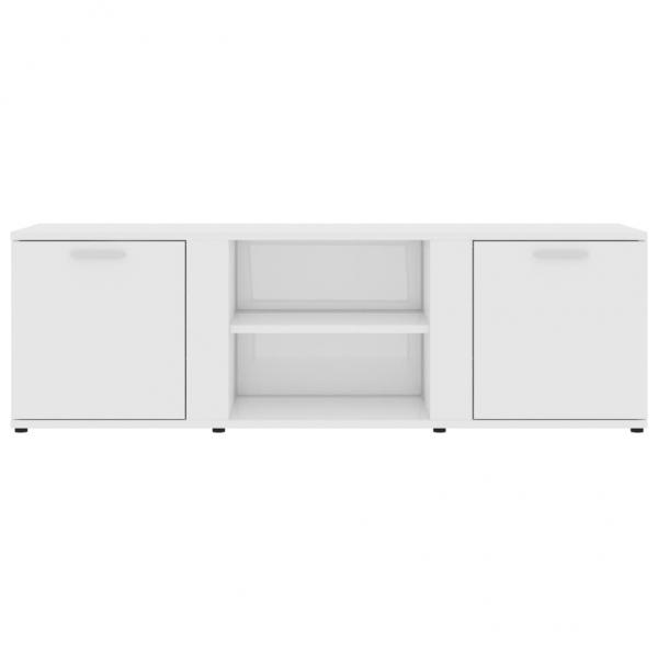 TV-Schrank Hochglanz-Weiß 120x34x37 cm Holzwerkstoff