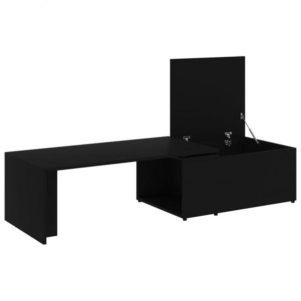 Couchtisch Schwarz 150x50x35 cm Holzwerkstoff