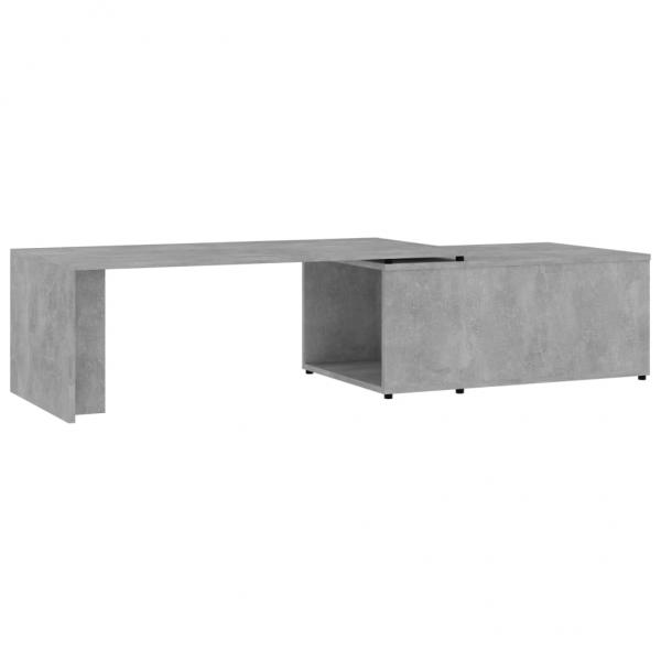 Couchtisch Betongrau 150x50x35 cm Holzwerkstoff