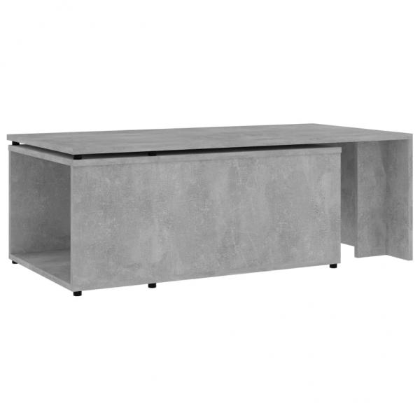 Couchtisch Betongrau 150x50x35 cm Holzwerkstoff