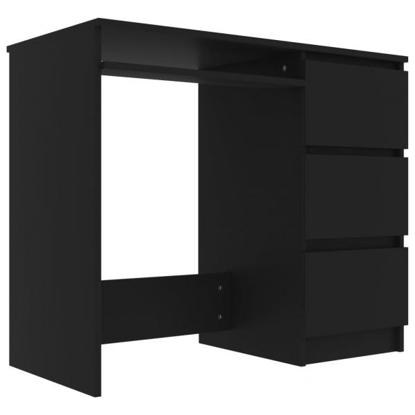 Schreibtisch Schwarz 90x45x76 cm Holzwerkstoff