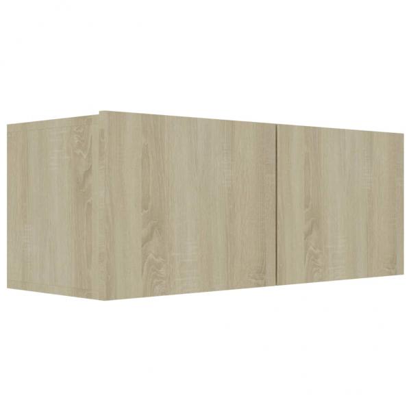 TV-Schrank Sonoma-Eiche 80x30x30 cm Holzwerkstoff