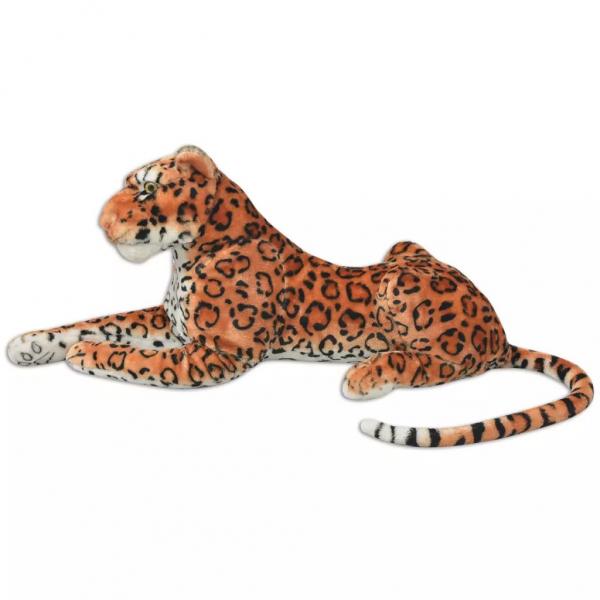 Leopard Kuscheltier Plüsch Braun XXL