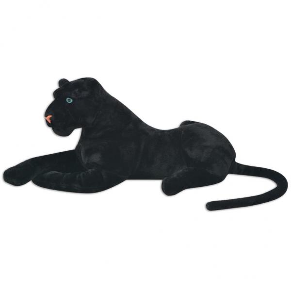 Panther Kuscheltier Plüsch Schwarz XXL