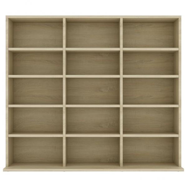 CD-Regal Sonoma-Eiche 102x23x89,5 cm Holzwerkstoff