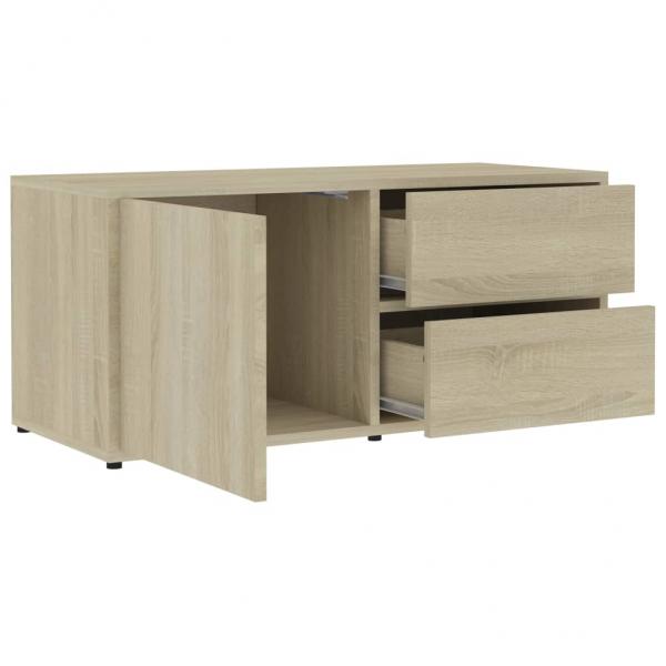 TV-Schrank Sonoma-Eiche 80x34x36 cm Holzwerkstoff