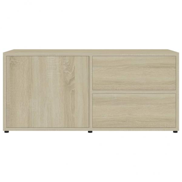 TV-Schrank Sonoma-Eiche 80x34x36 cm Holzwerkstoff